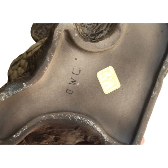 Owl Ceramic Brown Made In Japan vintage Owl Collectors 8” hand painted UCCTI - Picture 7 of 14